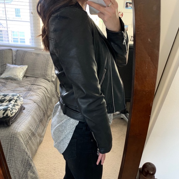 (Minus The) Leather Moto Jacket - Express - Picture 3 of 4
